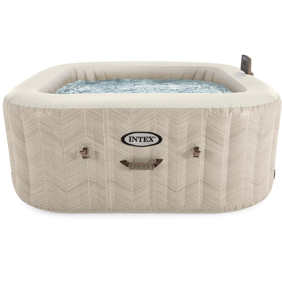 Intex Chevron Deluxe Square Bubble Spa Set Intex